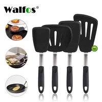 walfos non stick silicone cooking spatula soup colander spoon cookware set omelette fish steak frying pan shovel kitchen gadgets