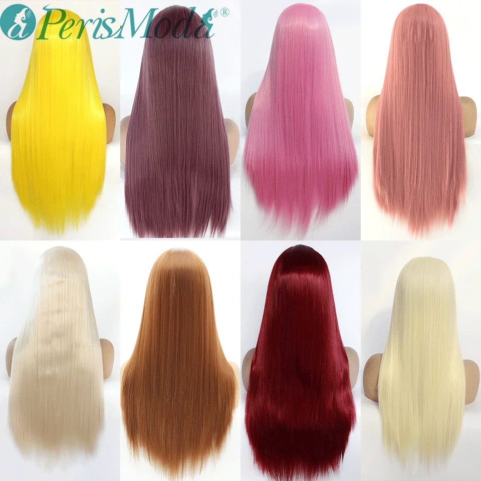 Парик с длинными прямыми черными искусственными волосами для женщин парик из