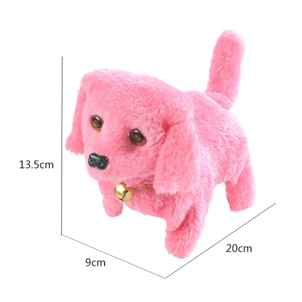 Новинка плюшевая ходячая светящаяся собака Детская электрическая игрушка