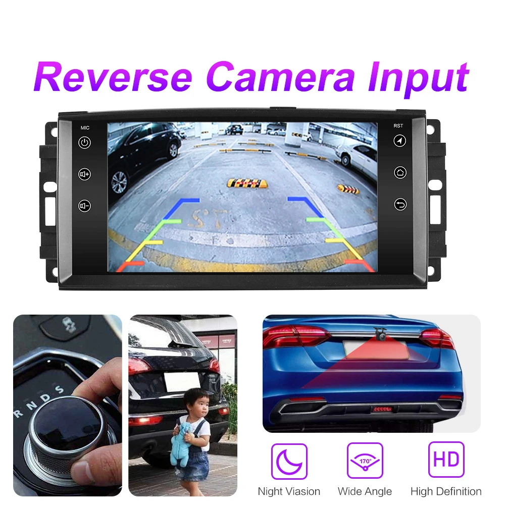 2 Din Android автомобильный Радио мультимедийный плеер навигация GPS для jeep Compass Commander