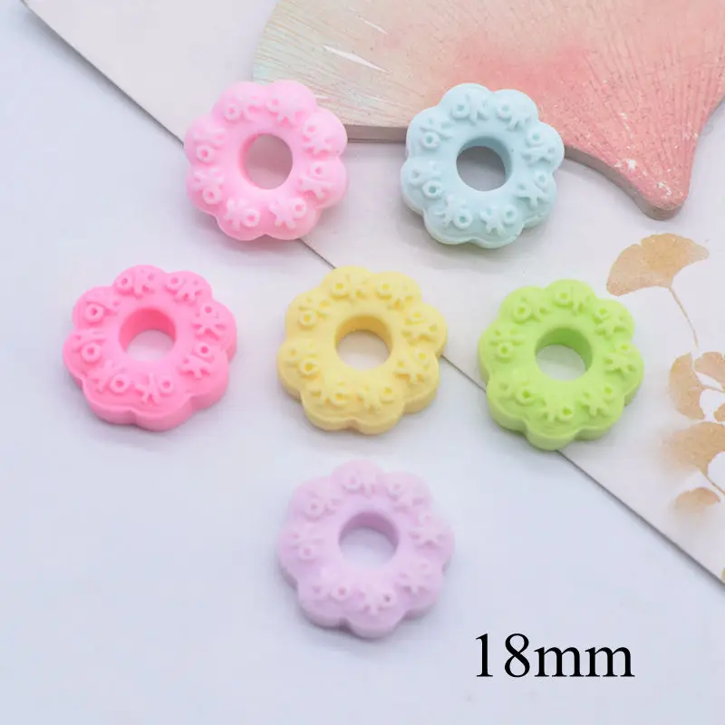 

20Pcs 18mm Sweet Simulation Candy Ornament Bonbon Scrapbook Home DIY Decor Headwear Hair Clips Bow Accessories