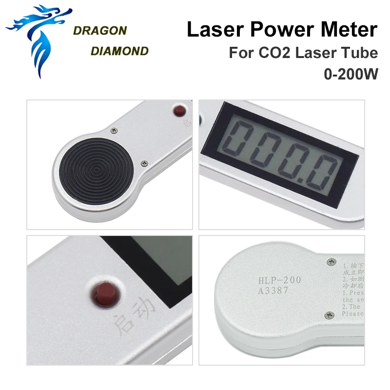 Ручной лазерный измеритель мощности для лазерной трубки DRAGON DIAMOND HLP 200 лазерного