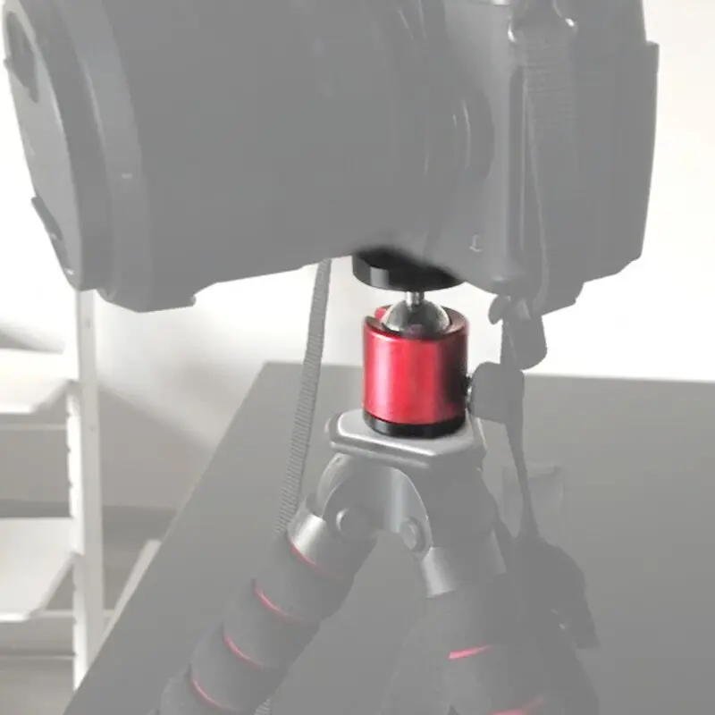 TiYiViRi Mini Ball Head 1/4&quot Mount for Camera Tripod ballhead Nikon Canon DSLR Dsr Stand camera tripod|Штативные головки| |