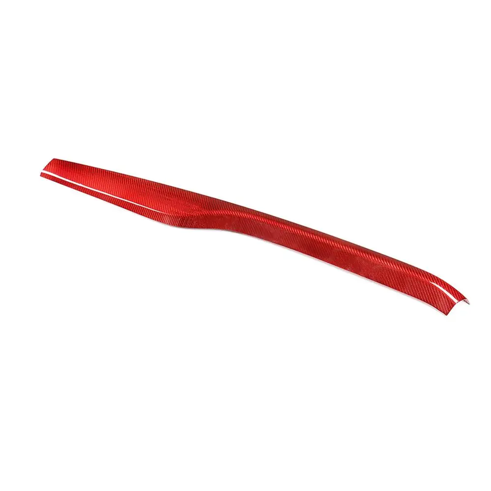 

Red Real Carbon Fiber for Alfa Romeo Stelvio 2017 2018 2019 Car Dashboard Decoration Panel Trim Accessories Left Hand Drive