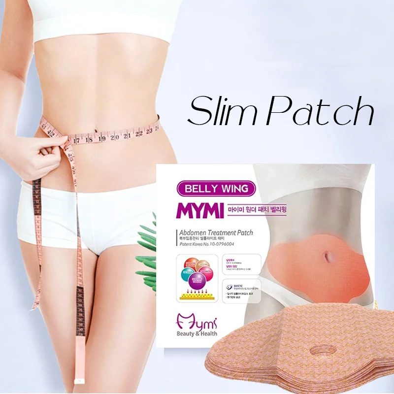 

10pcs Wonder Patch Quick Slimming Patch Belly Slim Patch Abdomen Slimming Fat Burning Navel Stick Weight Loss Slimer Tool