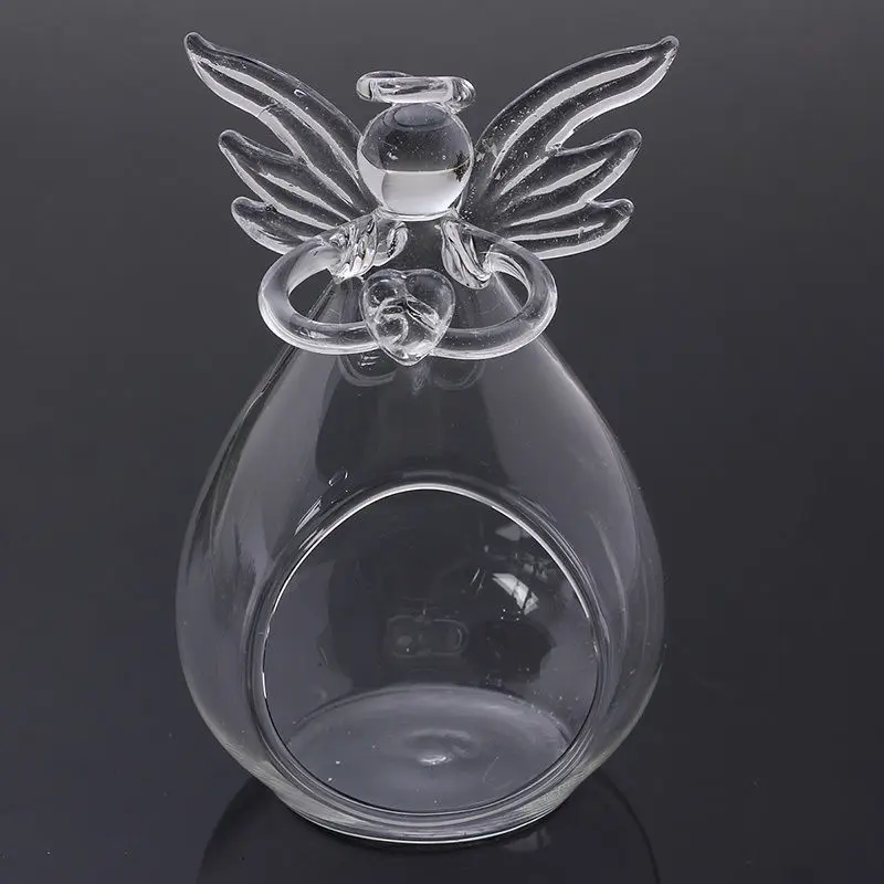 Ангел Стекло Подсвечник Висит Подсвечники TeaLight Свадебная вечеринка Декор для