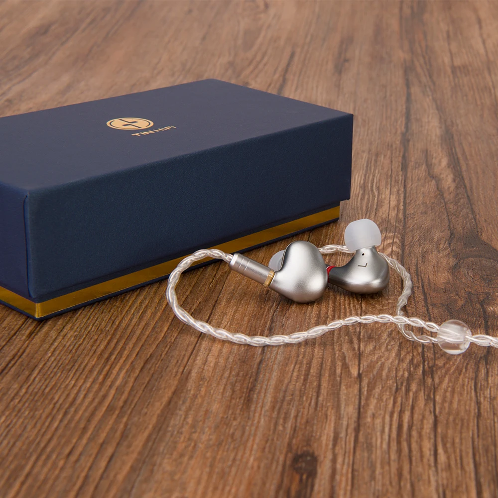 Tinhifi T2 PLUS / pro HiFi аудио двойной динамический наушник IEM со съемным кабелем