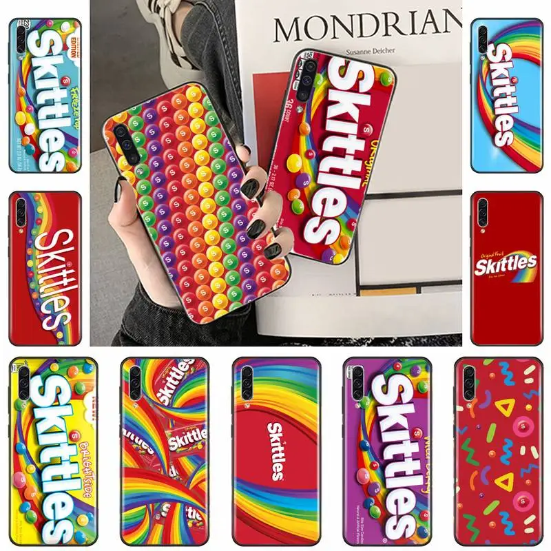 

Skittles Sweet Sour Fruit Candies Phone Case For Samsung galaxy A S note 10 12 20 32 40 50 51 52 70 71 72 21 fe s ultra plus