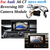 car rear view backup reverse camera decoder for audi a6 c7 2011 2021 original 8 inch display upgrading parking assist system