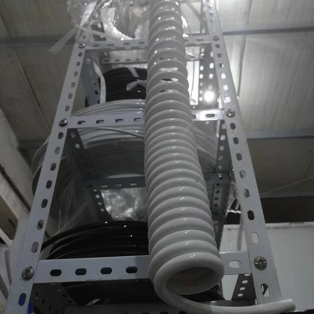 値段 大コイルスパイラルワイヤー3コア2.5春ワイヤー外径60ミリメートルストレッチ10メートルの工業延長コード機専用伸縮ワイヤー