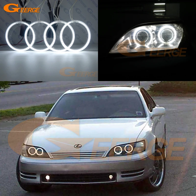 Для Lexus ES300 Toyota Windom 1992 1993 1994 1995 1996 отличный ультра яркий CCFL ангельские глазки Halo