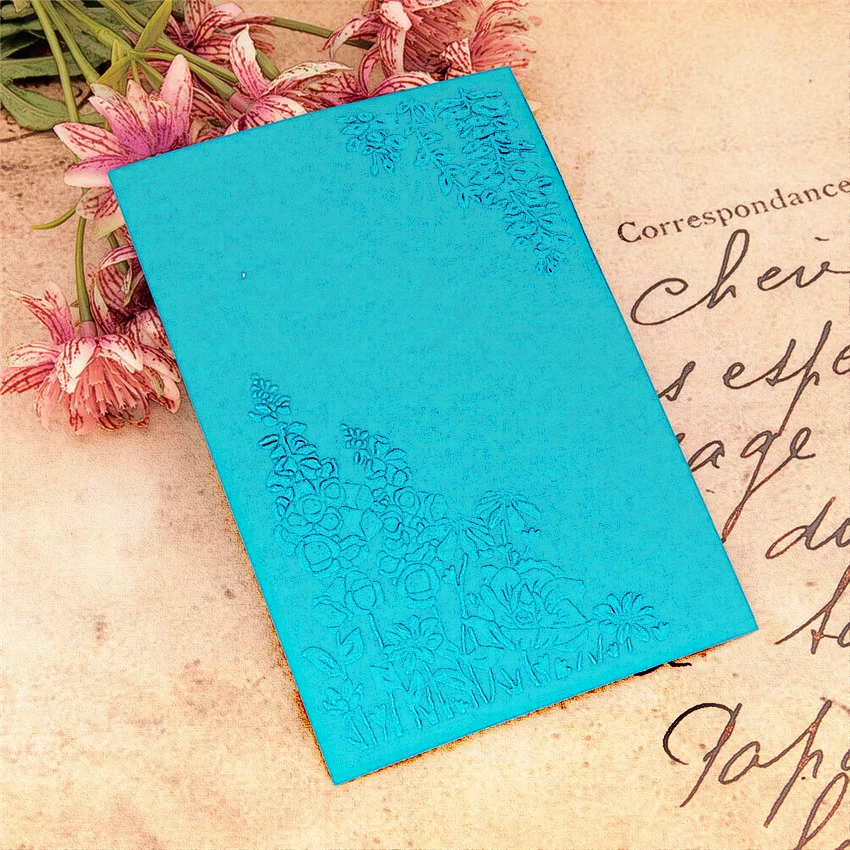 Цветочная лоза вьющаяся бумажной папки для тиснения Пластик Скрапбукинг DIY