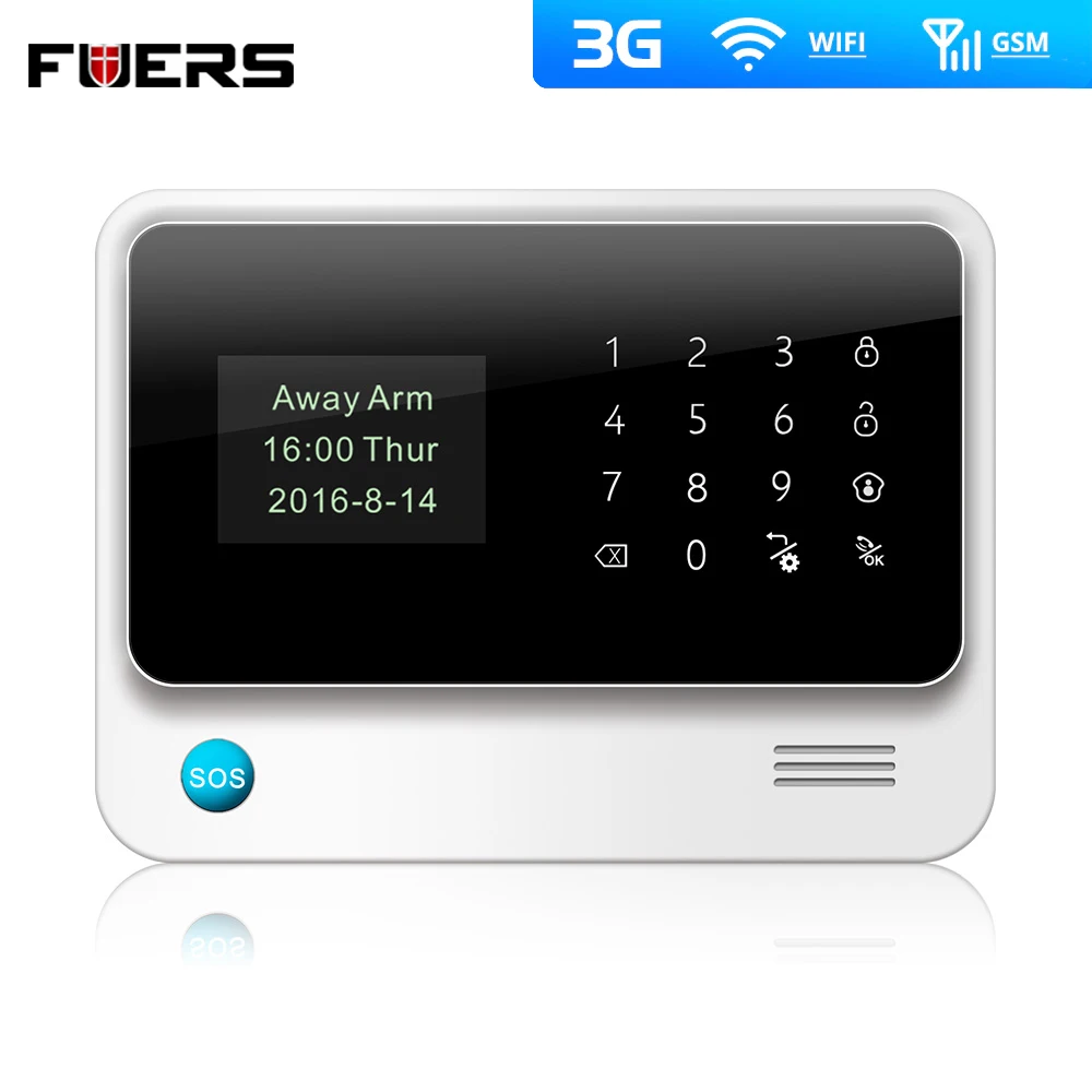 Система сигнализации FUERS G90B Plus Wi Fi GSM 3G сенсорная панель дистанционное управление