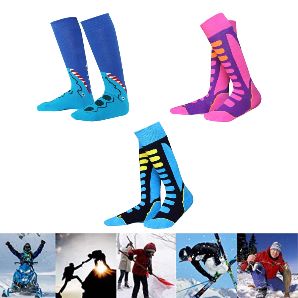 

Winter Warm Women Thermal Ski Socks Thick Cotton Men Sports Snowboard Cycling Skiing Soccer Sock Thermosocks Leg Warmer Stocking