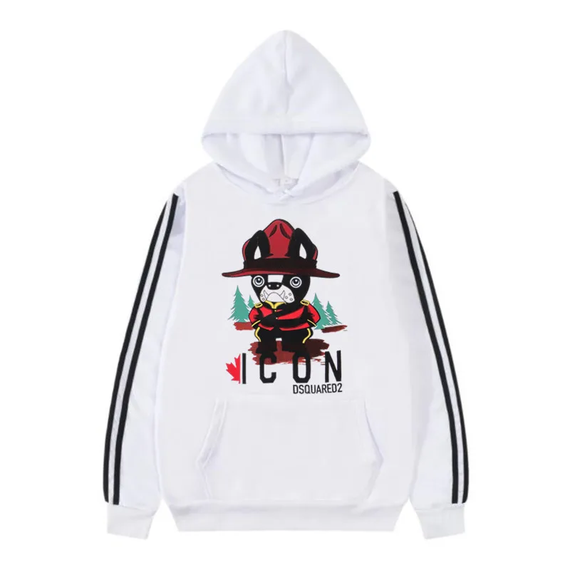 

2021 осеннее и зимнее Новое Dsquared2 felpa унисекс хип-хоп stampa marea maglione allentato casual dsqD2