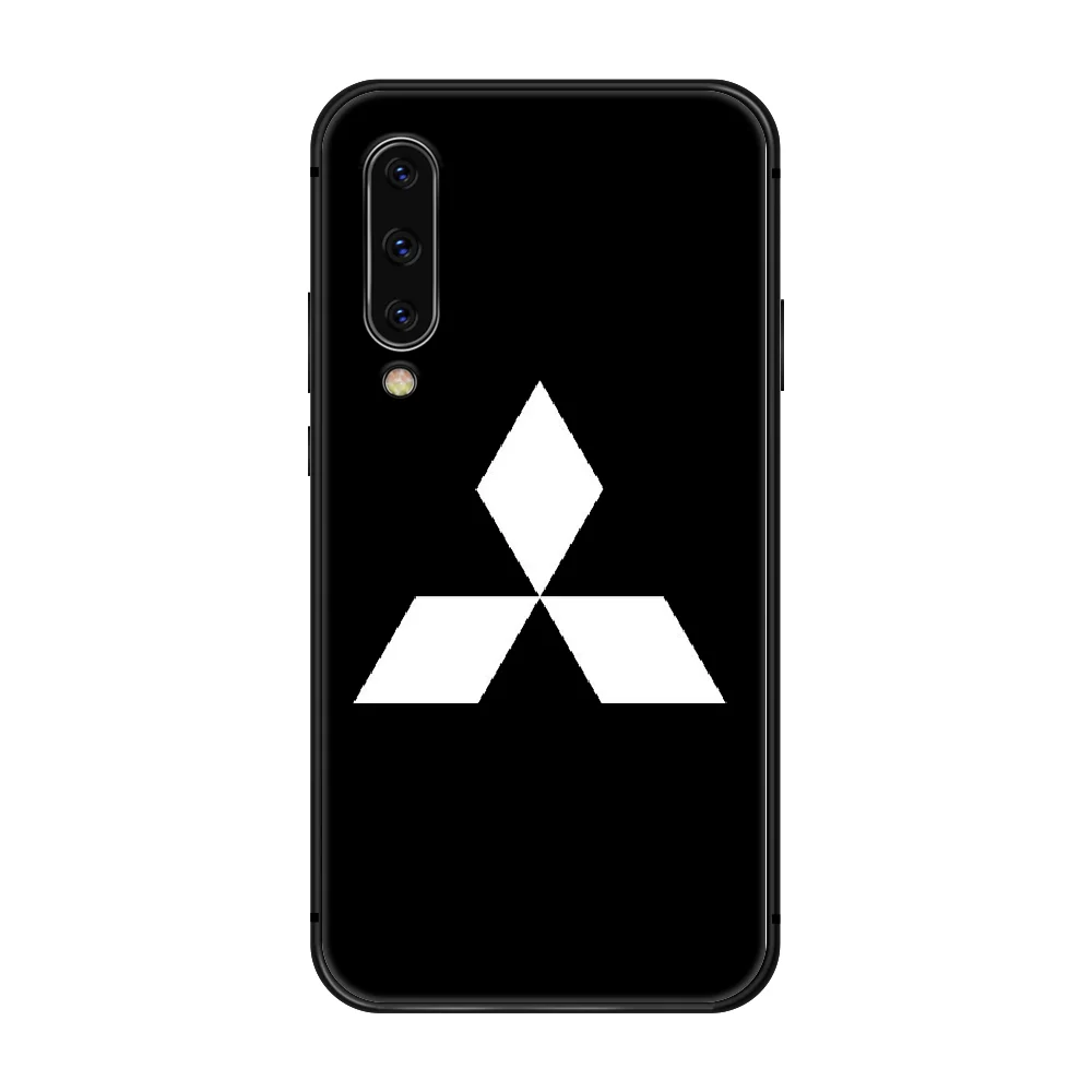 

Mitsubishi logo luxury Phone Case Cover For Samsung Galaxy A10 A20 A30 E A40 A50 A51 A70 A71 J 5 6 7 8 S black back soft prime