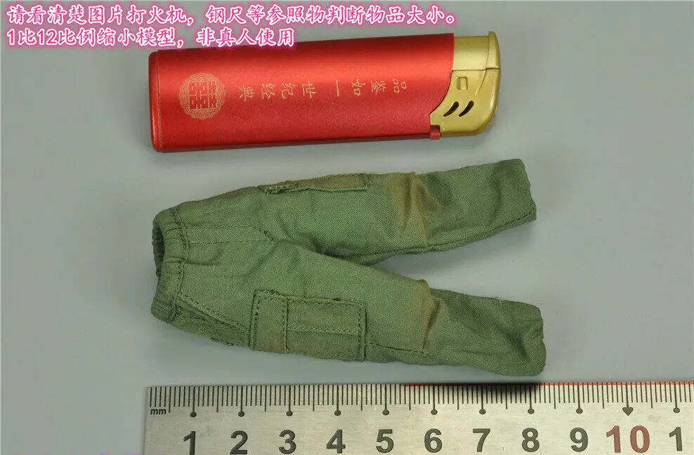 

1/12th Vietnam War M79 Grenade Man Pants Model for 6" Doll