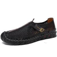 new mens casual shoes mesh sandals breathable loafers lightweight comfortable men shoes summer outdoor walking sneakers 38 48