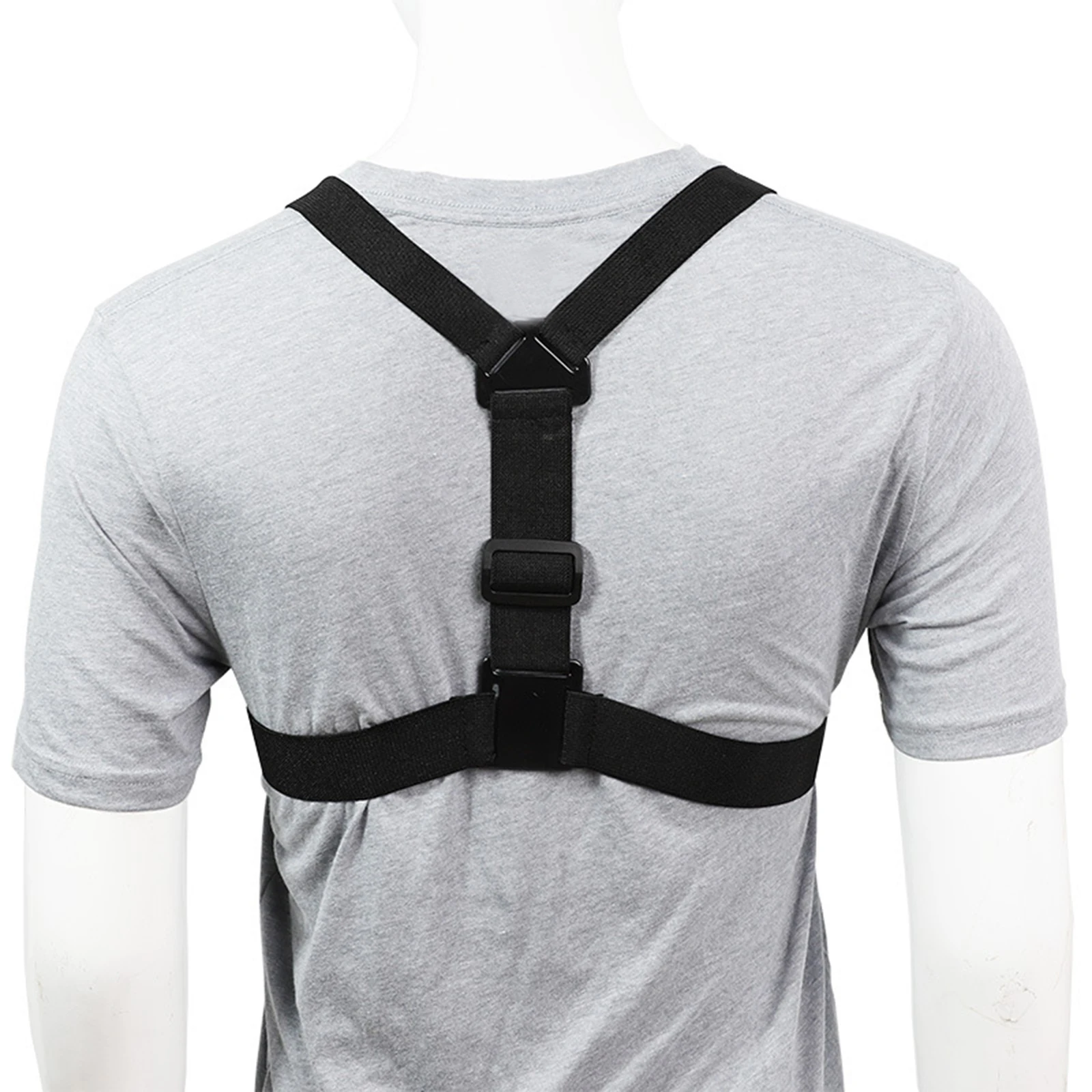

Universal Chest Mount Harness for Walking Smartphone for Travel on Foot Fully Adjustable Chest Strap Includes J-Hook