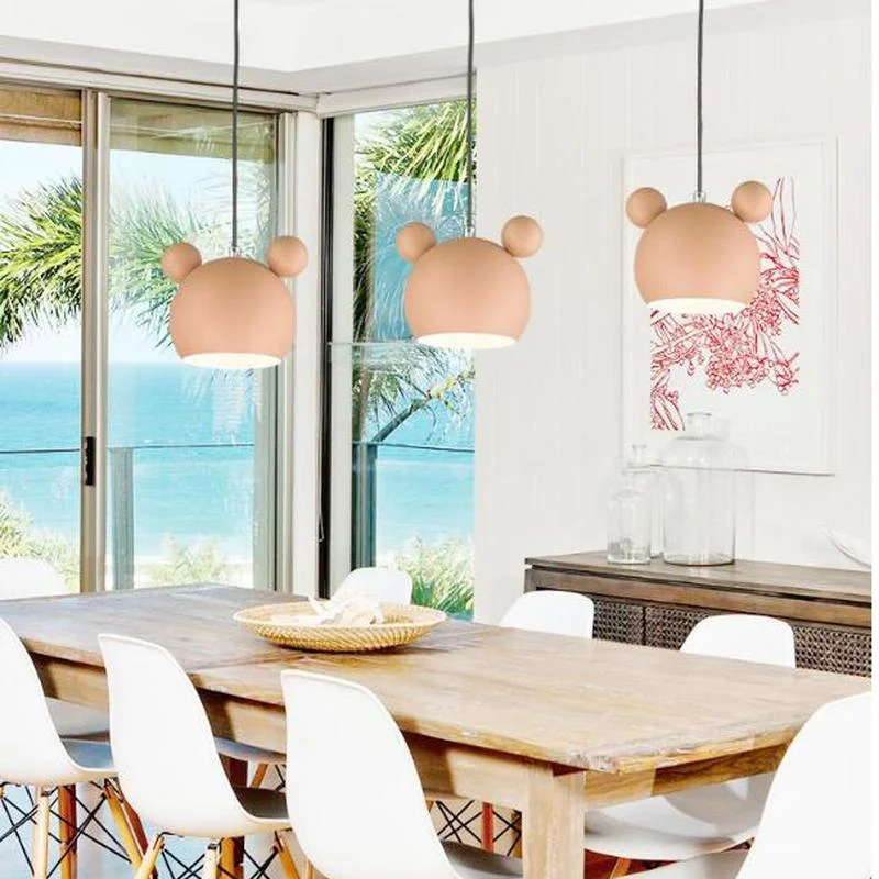 Очаровательные комбинезоны с рисунком Микки Маус железный подвесной светильник