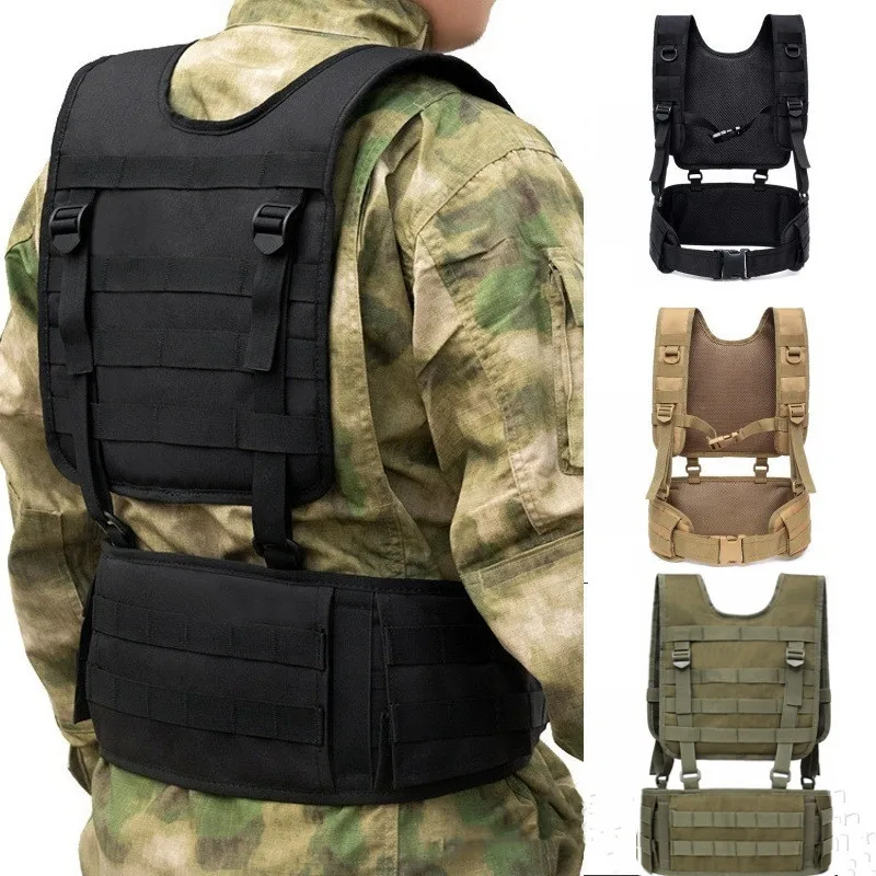 

Тактический ремень Molle армейский ремень для охоты на открытом воздухе армейский тренировочный штурмовой боевой CS PUBG Многофункциональный з...