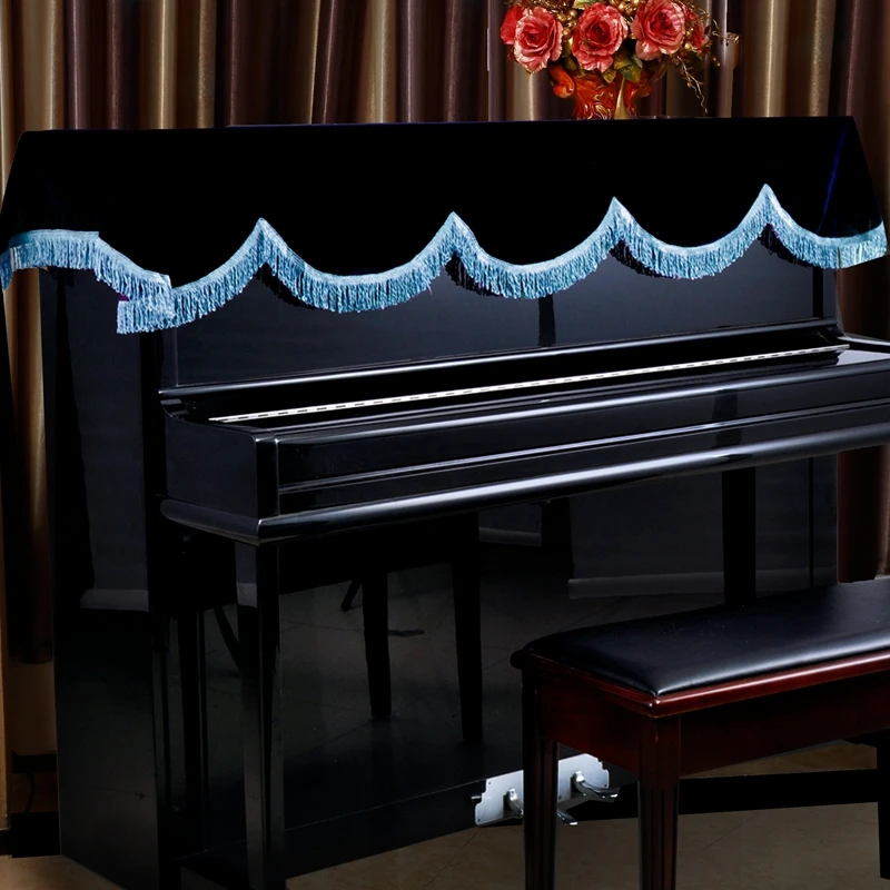 Бархатный пылезащитный чехол для пианино 180x75 см