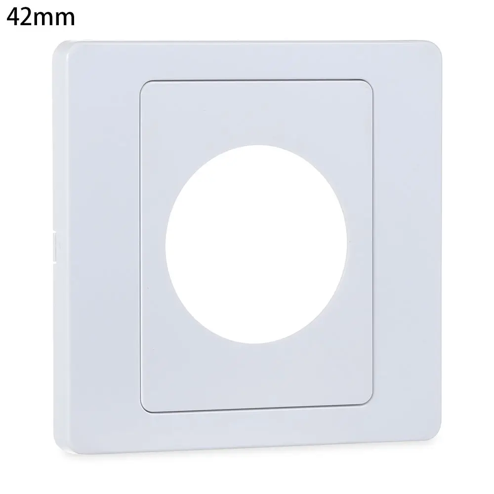 

Белая пустая панель для розеток ABS