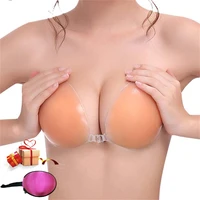 reusable self adhesive silicone lift up breast sexy breasts and bras sticky boobs nipple cover push up bra brassiere sujetador