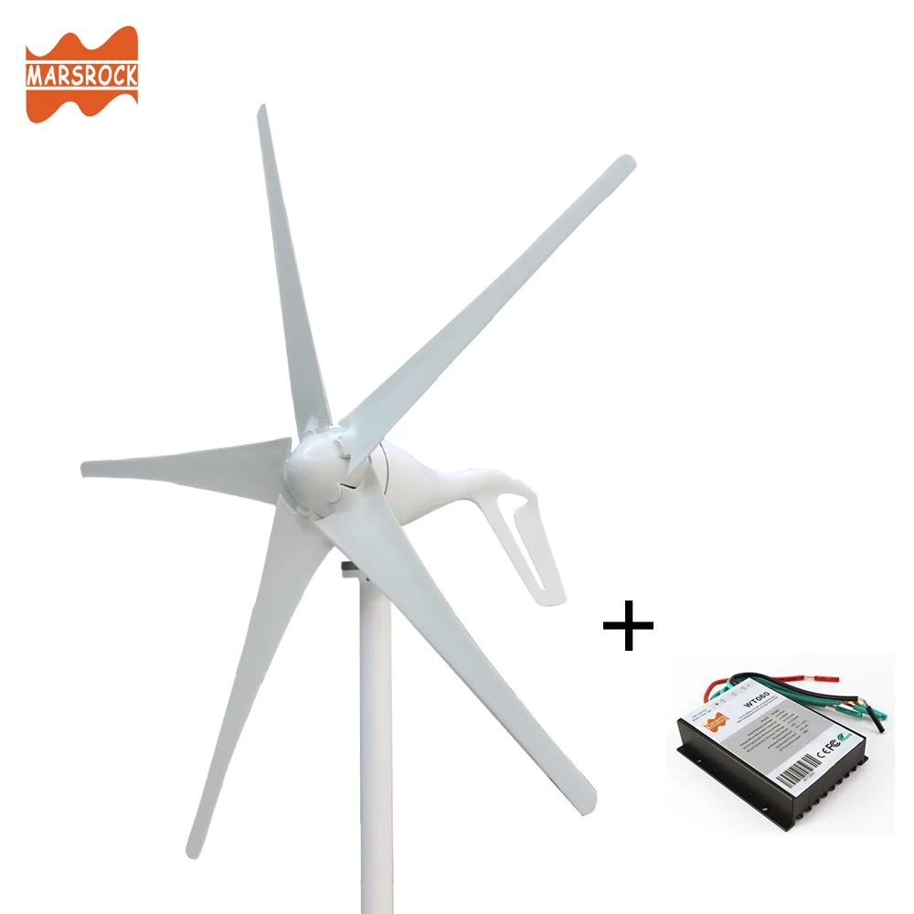 5 BLADE Из России, Испании, Великобритании, 400W 12V или 24Vdc ветряной генератор небольшая ветряная мельница 0-600 Вт Контроллер заряда для фотоэлектрических систем в качестве подарка - Цвет: 5 BLADE