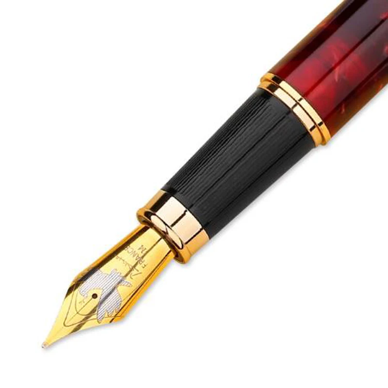 Picasso 915 Винтажная перьевая ручка Pimio с мрамором и целлулоидом 22 кг перо M