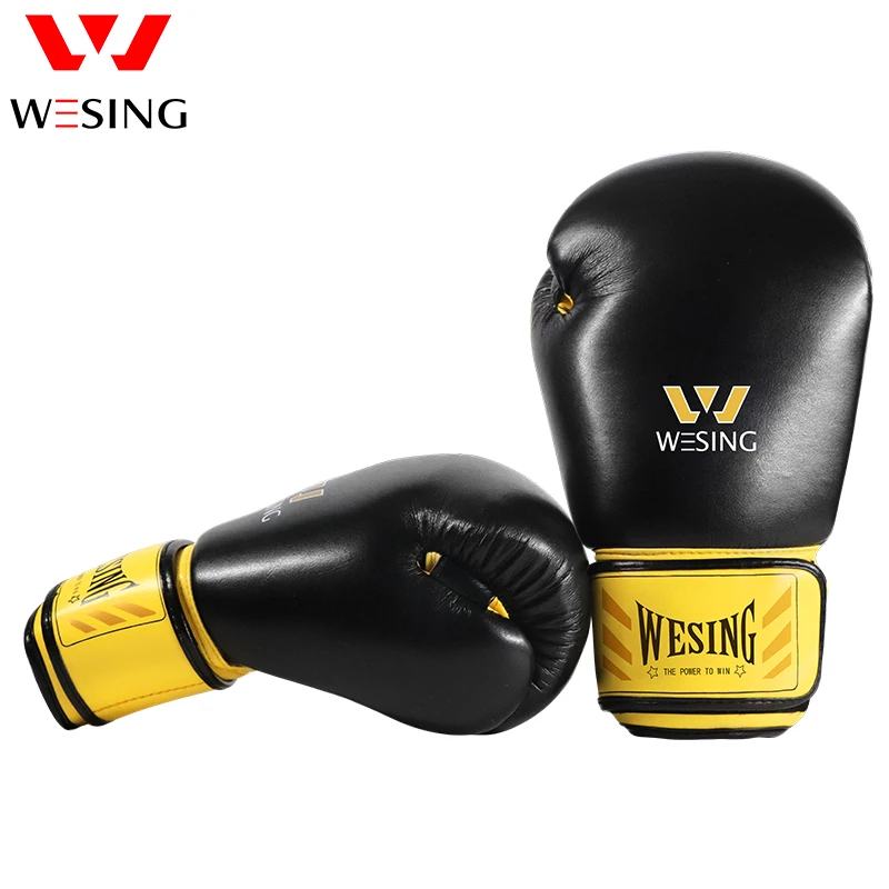 Wesing боксёрские перчатки для спарринга ponch Перчатки Тренировочные MMA Muay thai боевые