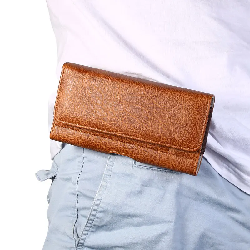 

Universal 4.7-6.3'' Phone Pouch PU Leather Wallet Case For iPhone Samsung Huawei Xiaomi HTC Waist Bag Belt Clip Holster Cover