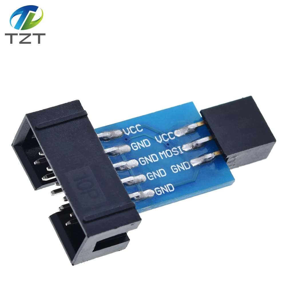TZT 10 контактная 6 плата адаптера для AVRISP MKII USBASP STK500 высокое качество|pin 1|pin adapterpin pin |