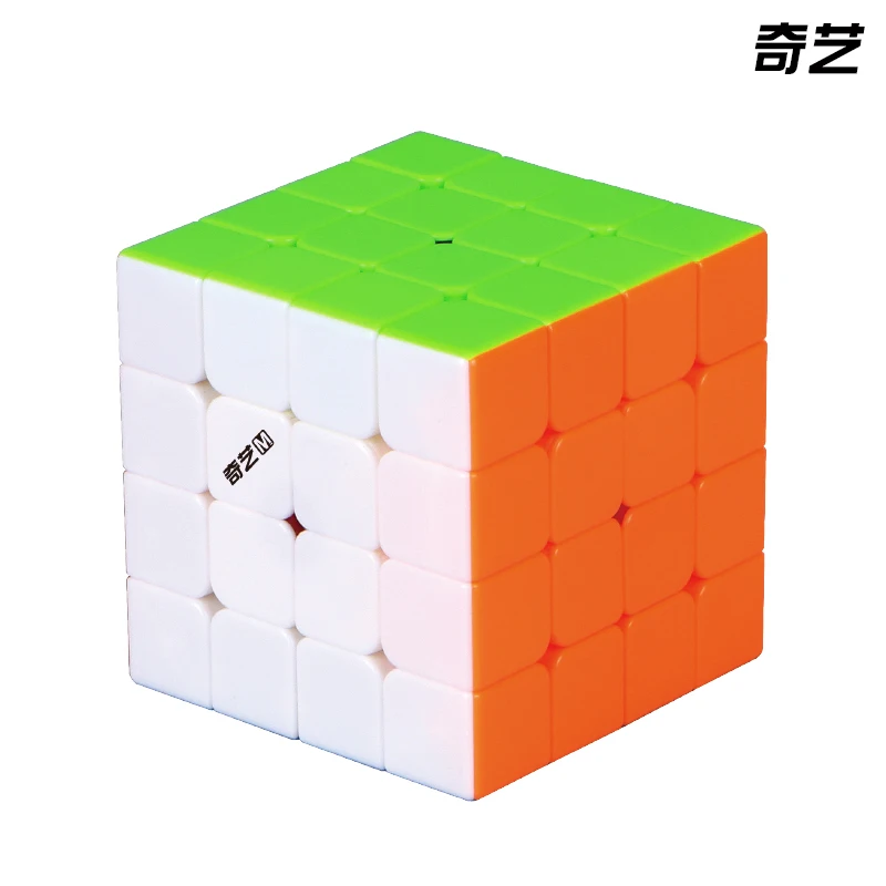 Qiyi MS 4x4 Магнитный 4x4x4 черный магический куб Stickerless игрушки извилистые Скорость
