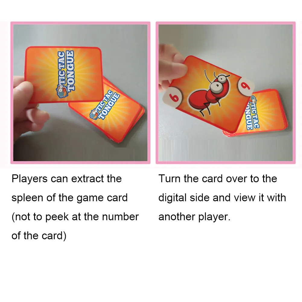 Interactive Improve Kid Cards Tongue Athletic Desk Party Hobby Christmas Toy Gift Family Game Home Funny Holiday Festival |