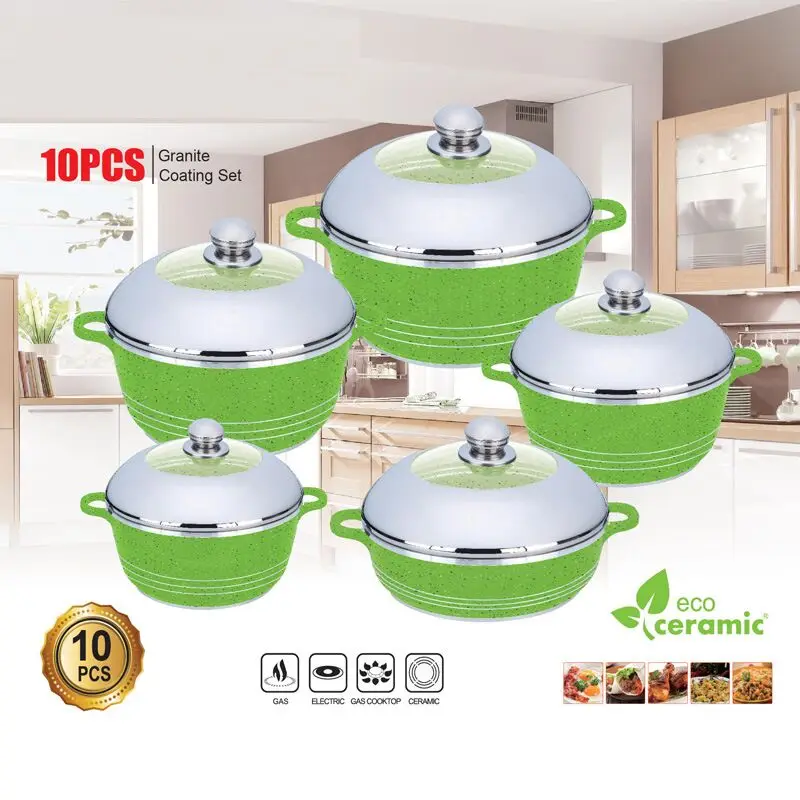 

Cookware Set Casserole Frying pan Aluminum Non-stick Pot Cast Cooking Tools Kitchen