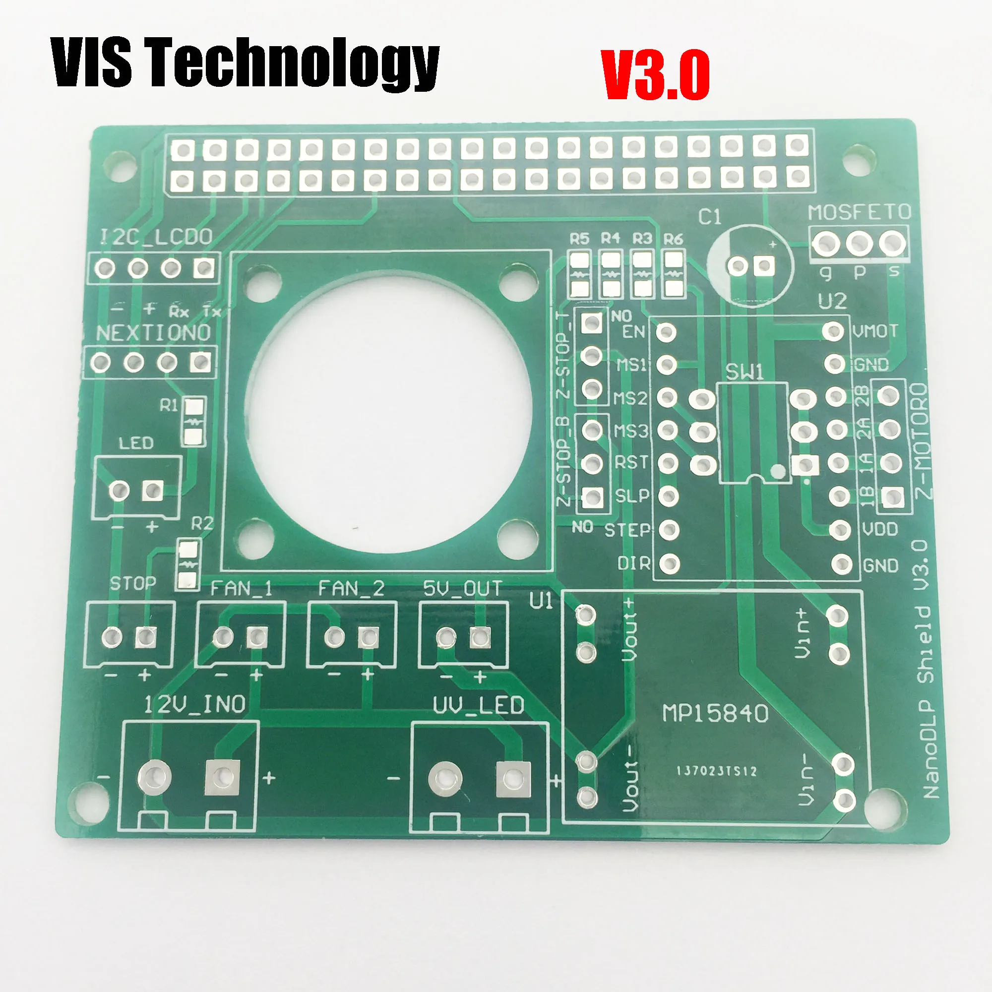 1 шт. Nanodlp V3.0 двойная печатная плата для shield PCB SLA Nano printer Thingiverse TOS | Компьютеры и офис