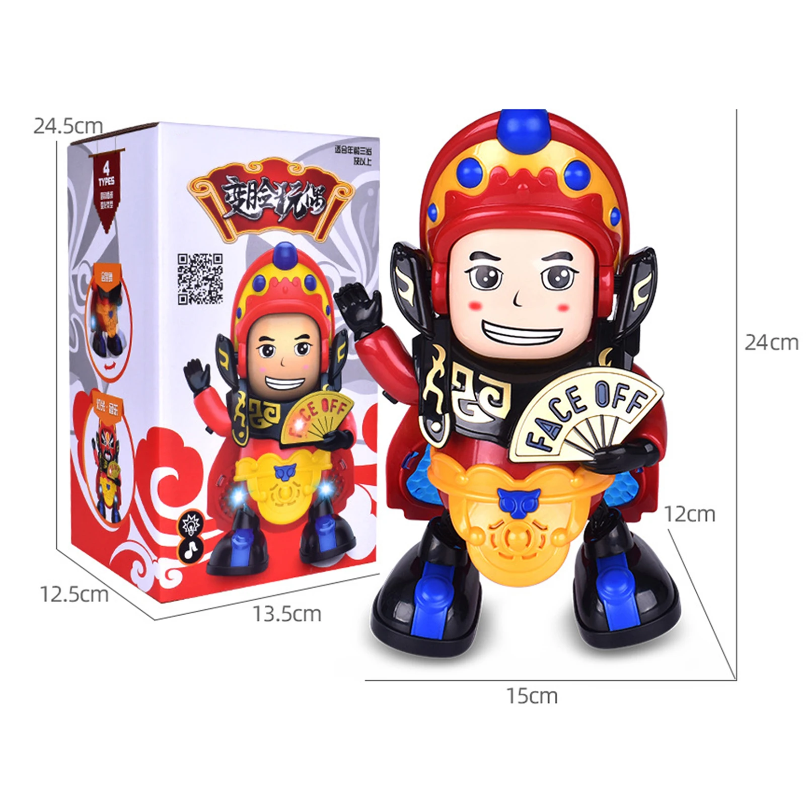 

Electric Transforming Deformation Doll Dance Robot Face Changing Electric Changing Face And Luminous Gift Toy For Kids Children
