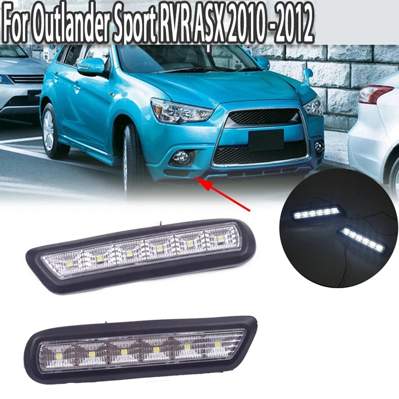 

Автомобильные дневные ходовые огни, светодиодные лампы DRL для Mitsubishi Outlander Sport RVR ASX 2010 2011 2012