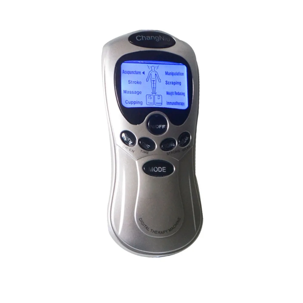 Новый Двухканальный электрический стимулятор мышц цифровой терапевтический