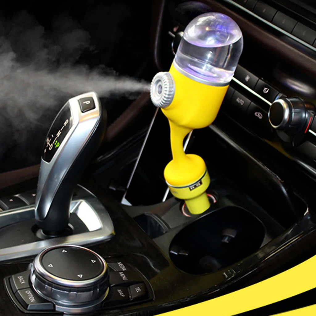 Мини Портативный Автомобильный увлажнитель воздуха очиститель распылитель пара