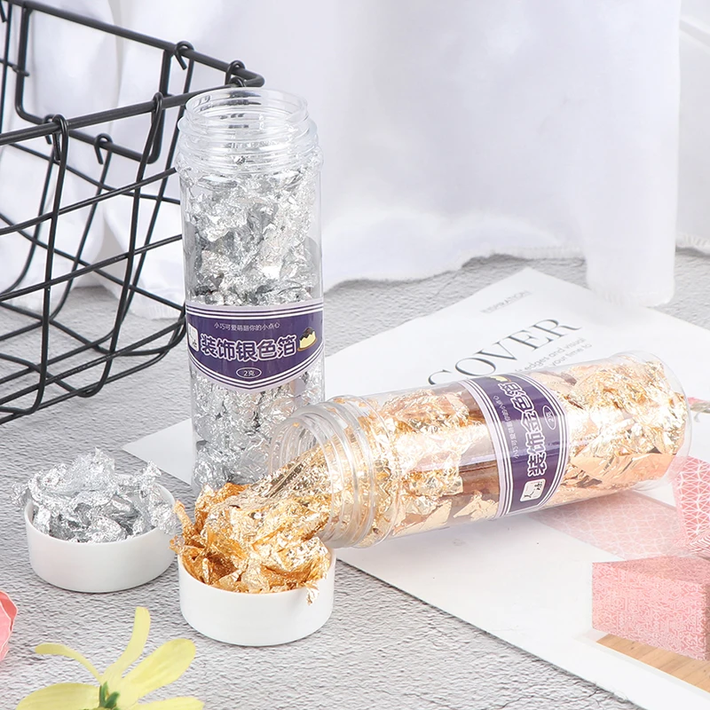 

1pcs Shiny Gold Leaf Flake Luxury Resin Art Decoration Handicrafts Gilding Decoration Jewelry Making Supplies