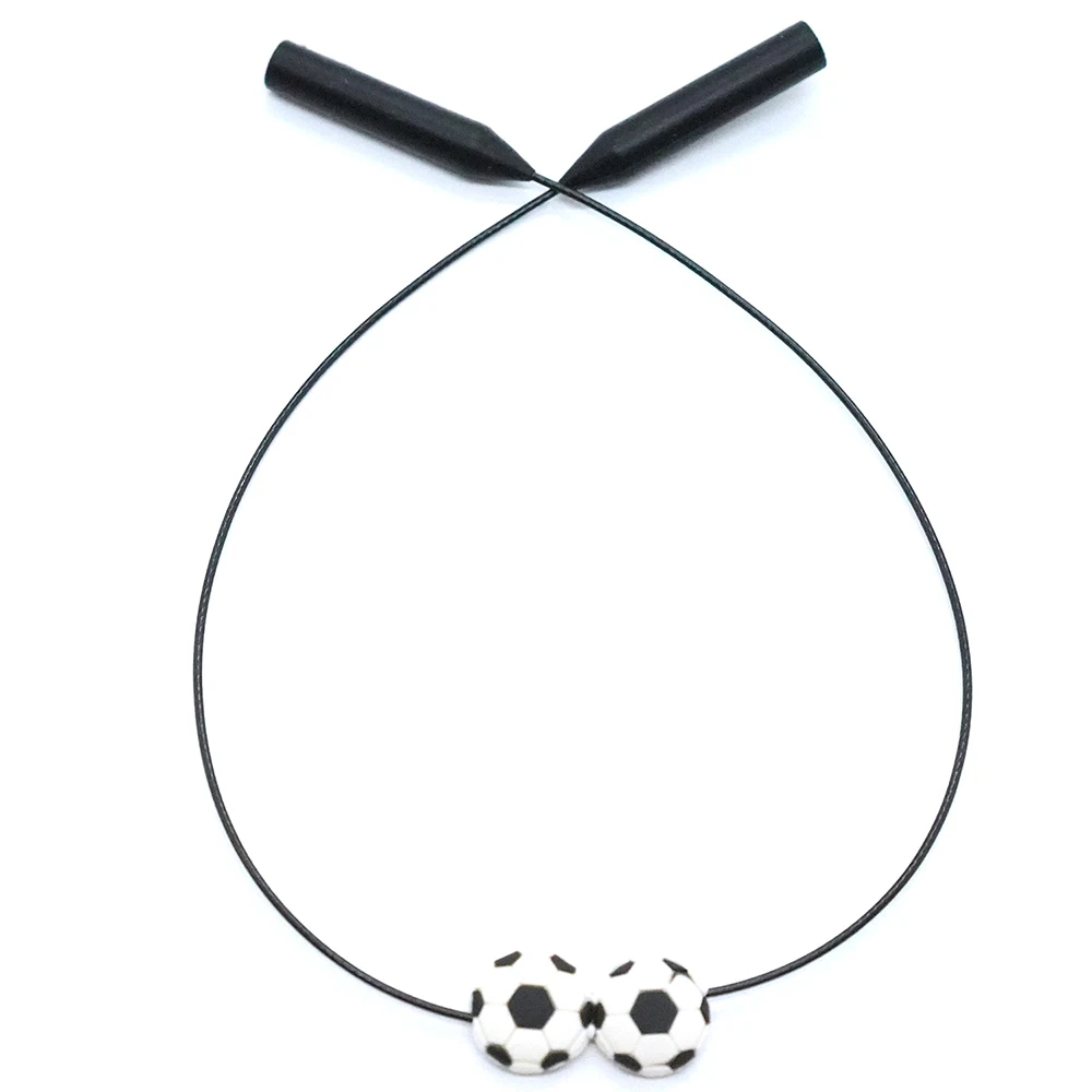 

1pc Adjustable Elastic Silicone Glasses With Sunglasses Chain Sports Non-slip Rope Glasses Rope With Wire Holder