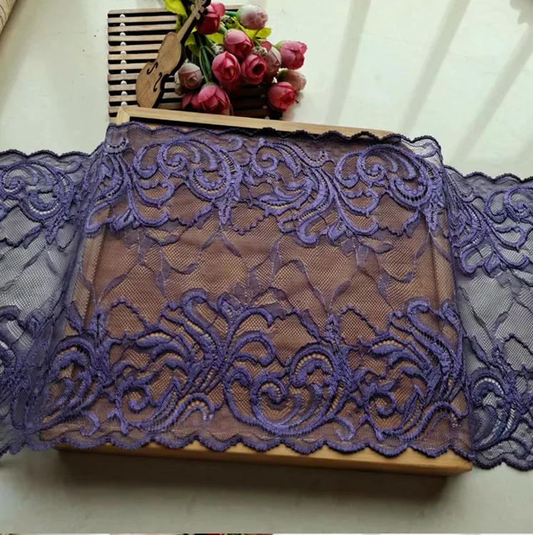 1 метр эластичная кружевная отделка сделай сам Аксессуары для одежды платье