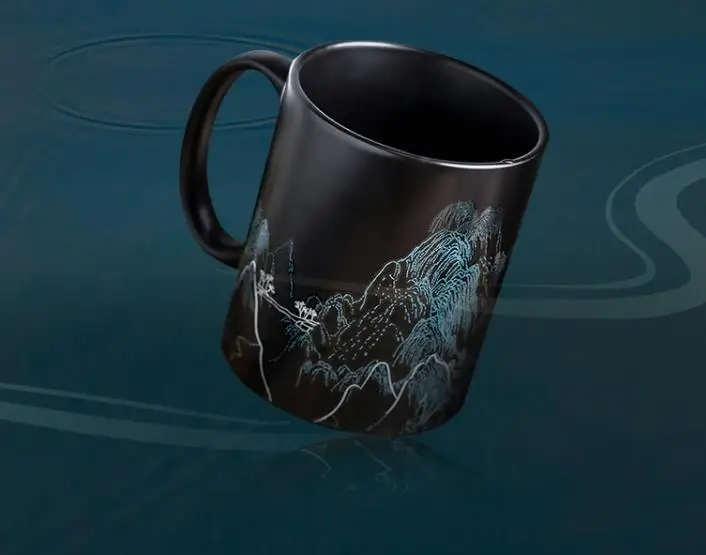 Роскошная кофейная кружка в комплекте керамическая креативная большая чашка