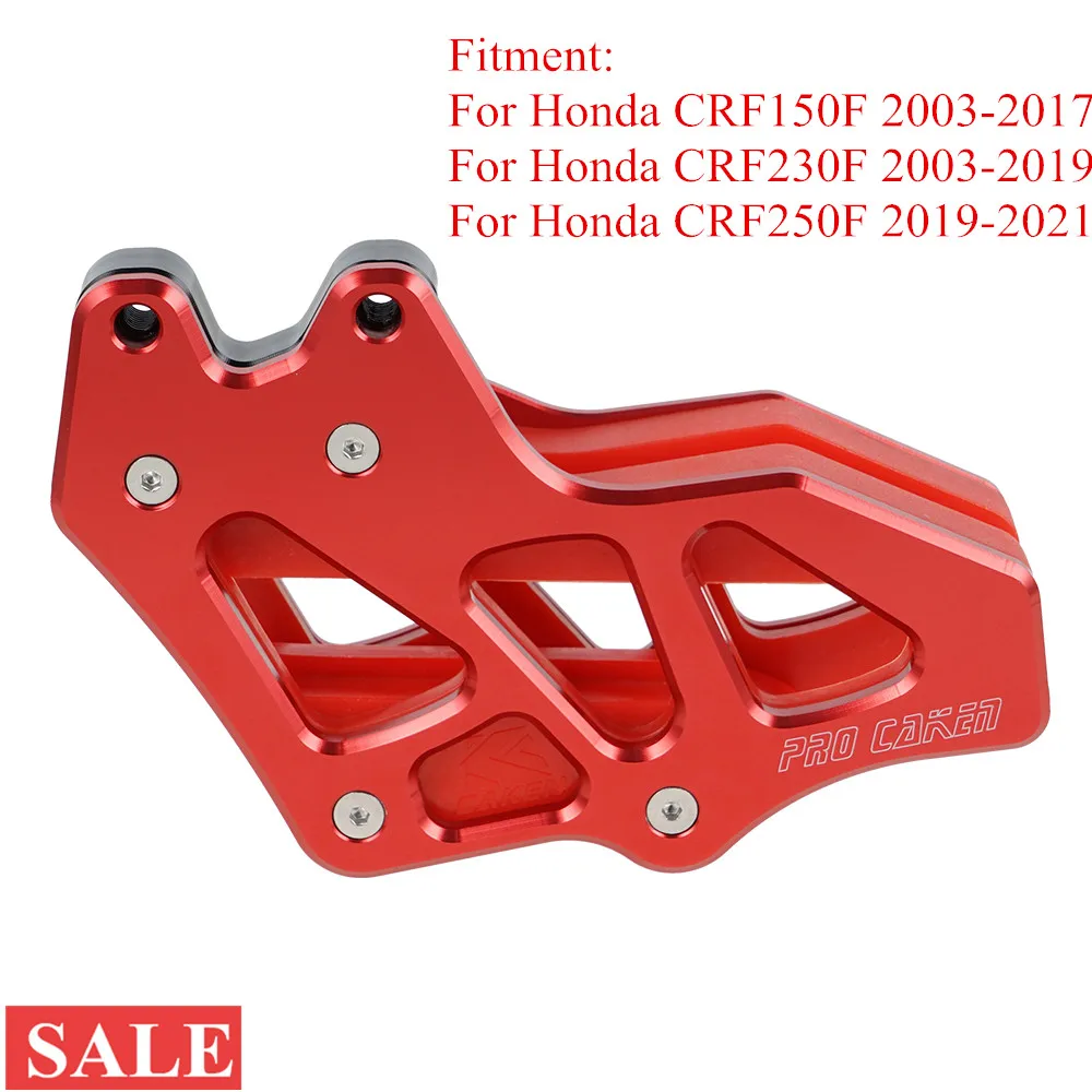 

CNC Motorcycle Chain Guard Guide Protector For Honda CRF250F 2019-2021 CRF230F 2003-2019 CRF150F 2003-2017 Motorcross Dirt Bike