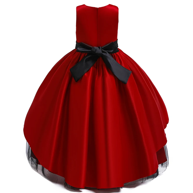 2022 Summer Teenager Costumes Girl Pageant Evening Party And Wedding Kids Dresses For Girls Long Princess Dress Beads 10 12 Year | Детская