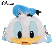 disney donald duck child card holder coin purse adult shoulder bag peripheral bag daisy cute plush messenger bag