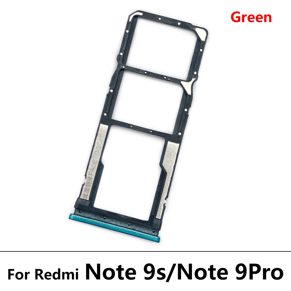 Держатель слота для SIM-карты 2 шт. аксессуары Xiaomi Redmi Note 9 держатель лотка Sim-карты Pro