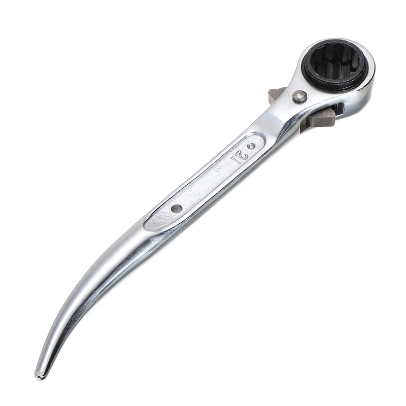 19-21mm 2Way Ratchet Spanner Scaffold Fixing Hand Wrench Professional Double Sized Solid For Fasten Screws Nuts | Инструменты